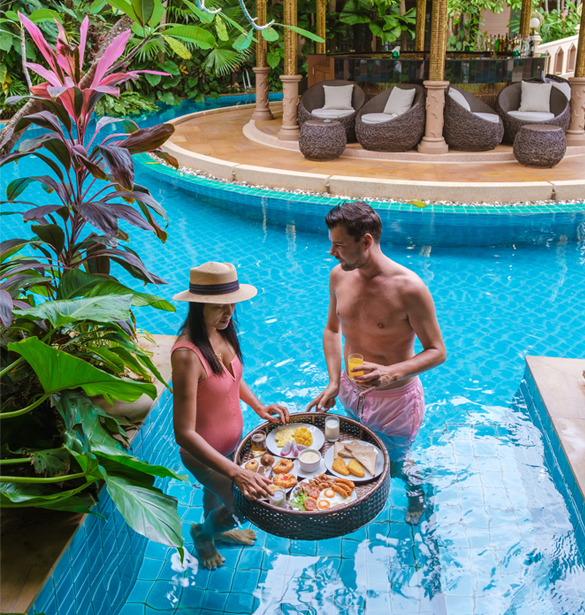 Luxury Resort Experience for Couples by the Pool